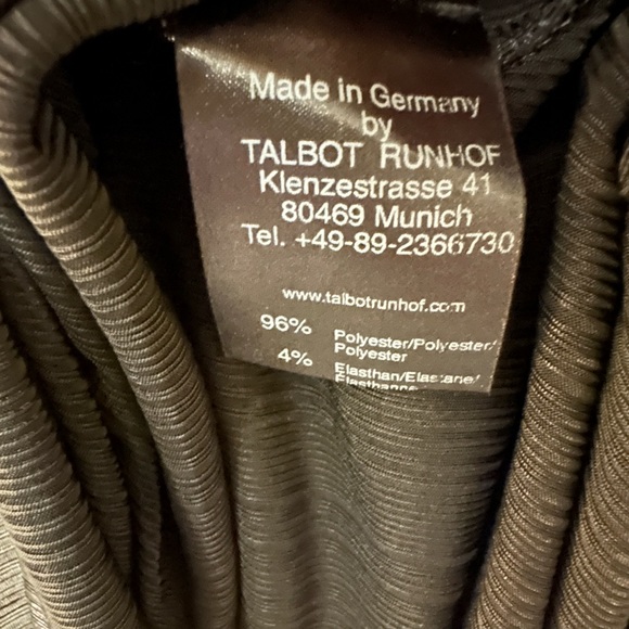 Talbot Runhof Size Medium metallic Silver Dress - Picture 5 of 6